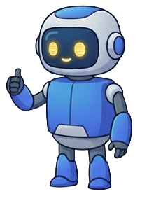 Robot cheering as the invoice finishes syncing